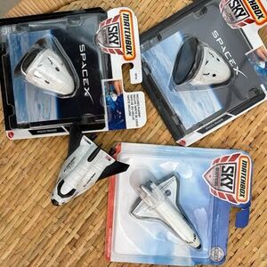 4 - matchbox metal toys spacex and shuttles